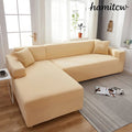 Elastic Stretch Sofa Cover - Beige / 90TO140CM
