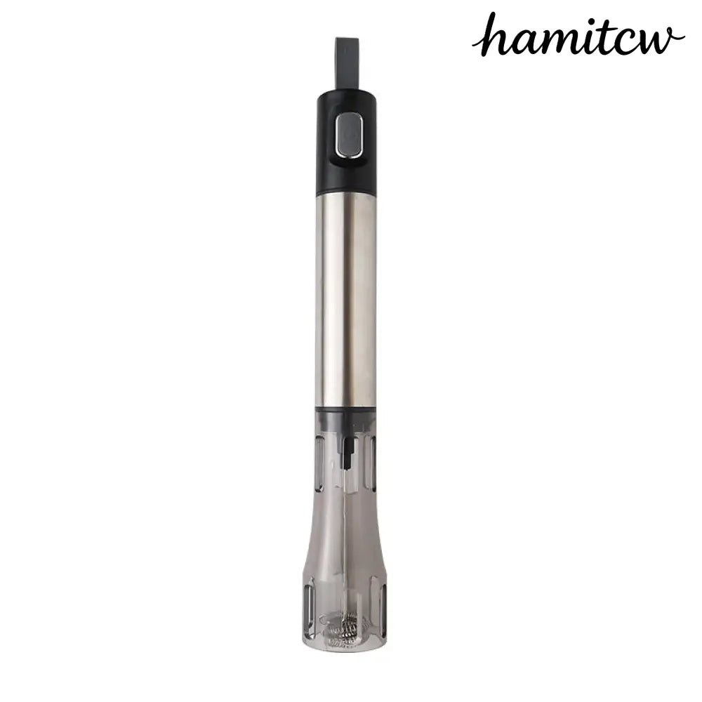 Electric Milk Frother Whisk - Dark Grey