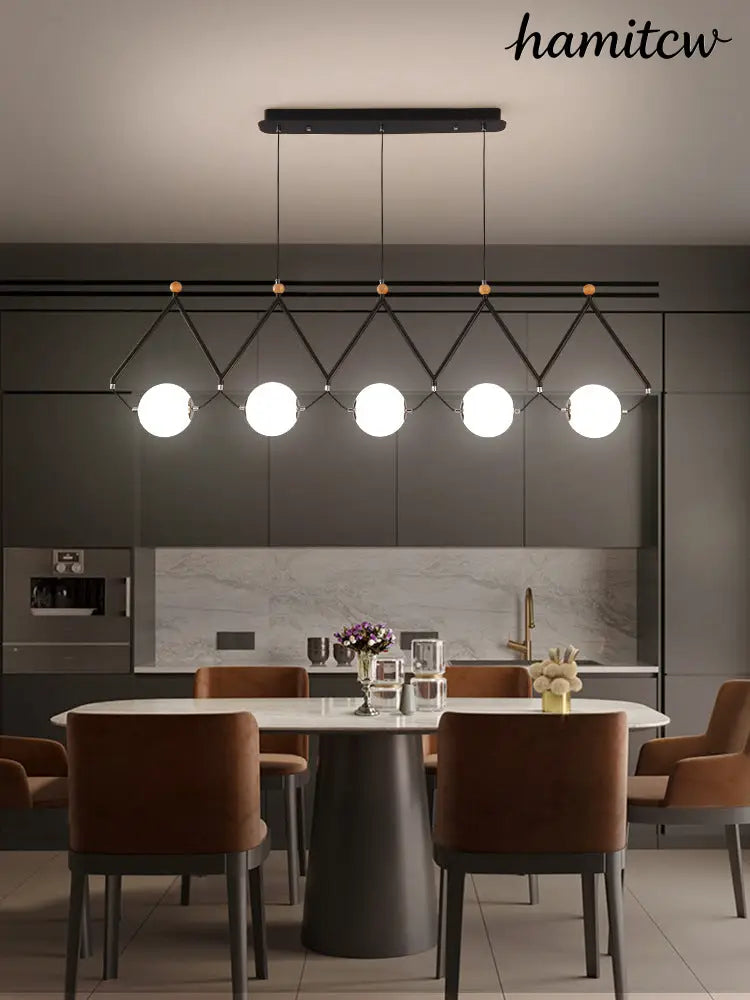 European Multi-Head Dining Pendant Lamp