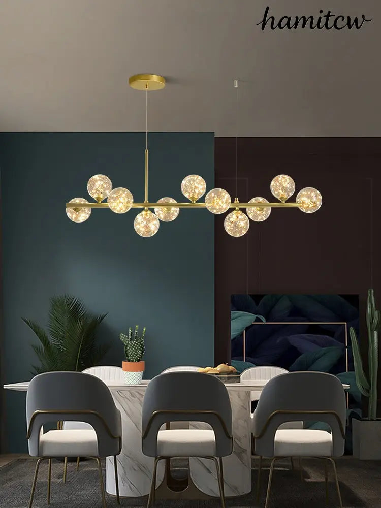 European Multi-Head Dining Pendant Lamp