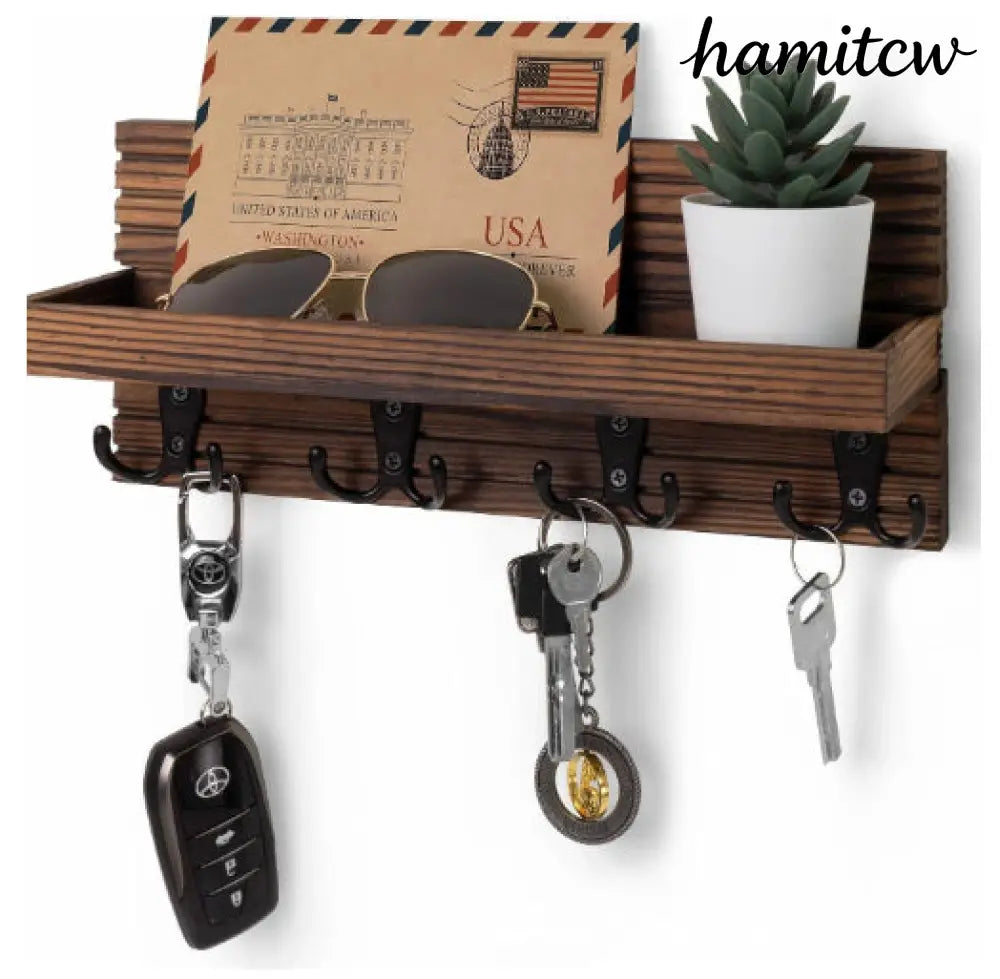 Floating Wooden Wall Shelf