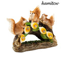 Garden Squirrel Resin Sculpture - Colorful