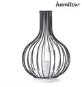 Hollow Iron Bottle Table Lamp - Decanter