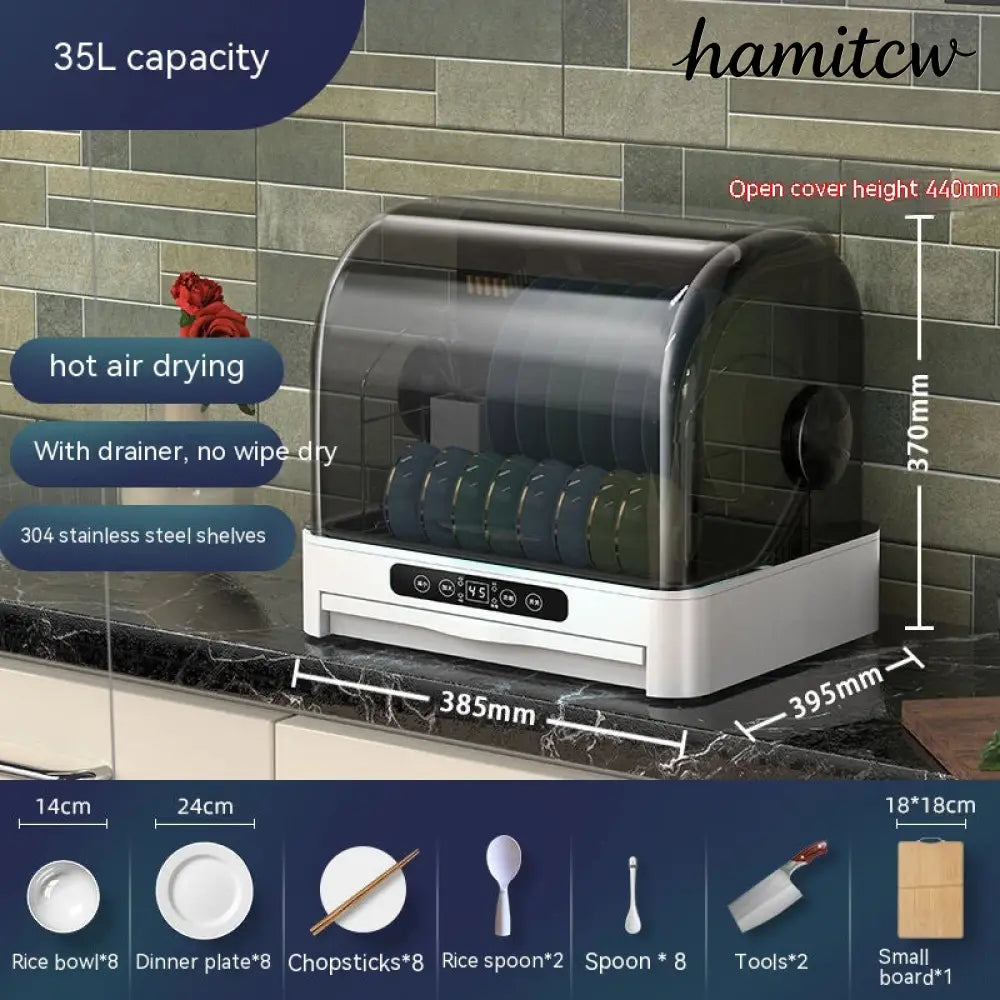 Kitchen Dish Disinfection Dryer - White 35L / 220V US