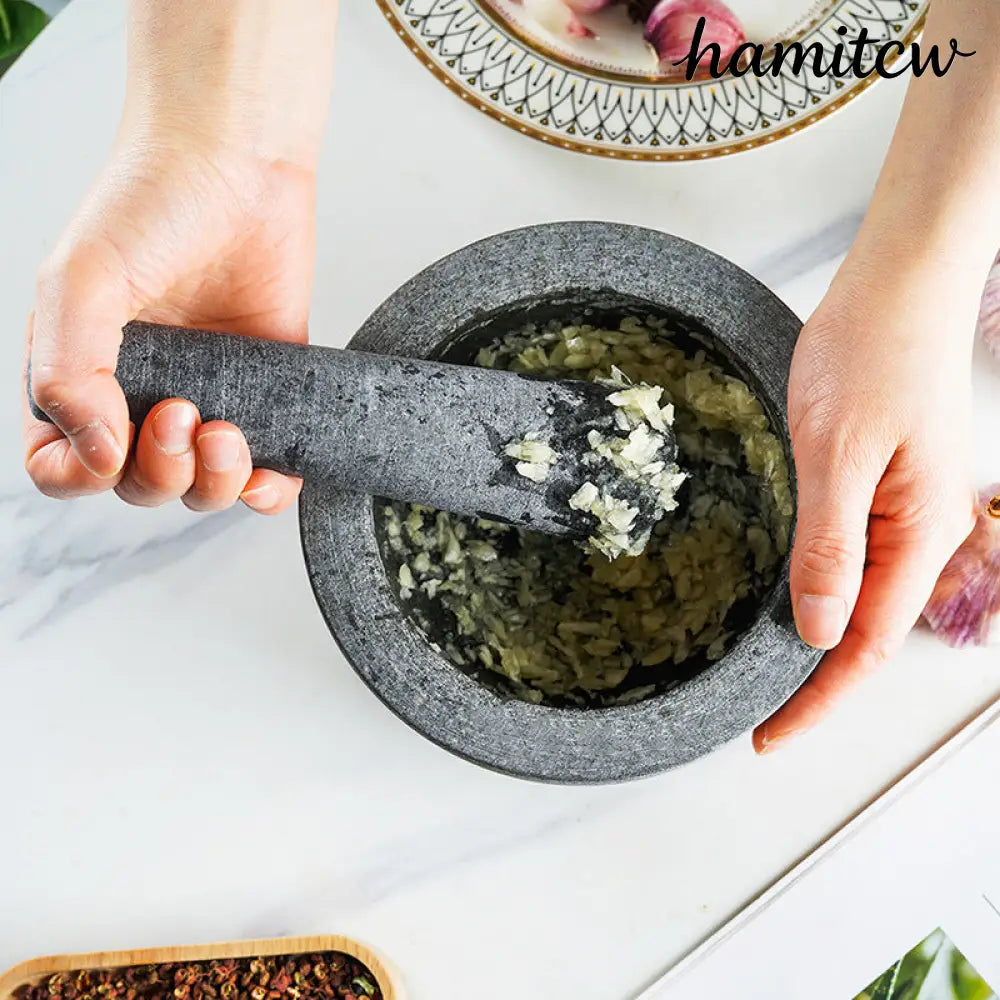Marble Mortar and Pestle Set