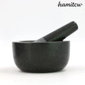 Marble Mortar and Pestle Set - Black