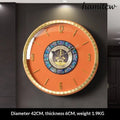 Modern Decorative Wall Clock - Orange