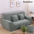 Non-Slip Floral Sofa Cover - Silver grey / 1seat