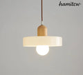 Nordic Milky White Pendant Lamp - 7W Tricolor Light / Milky White